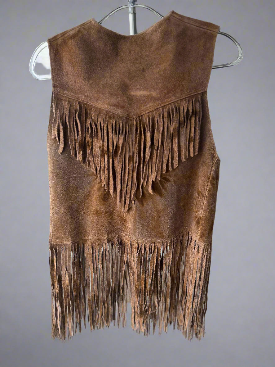 Vintage fringe vest