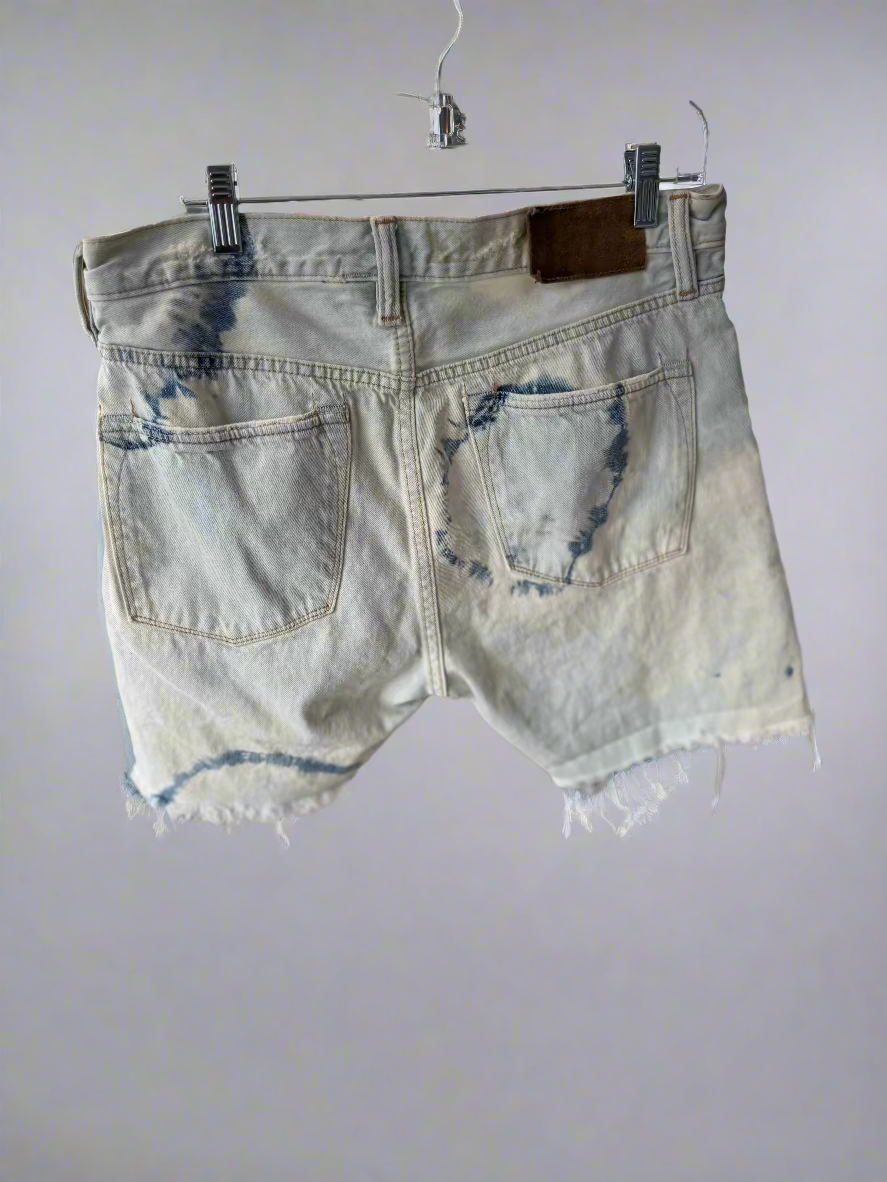 Todd Snyder Patchwork Denim Shorts