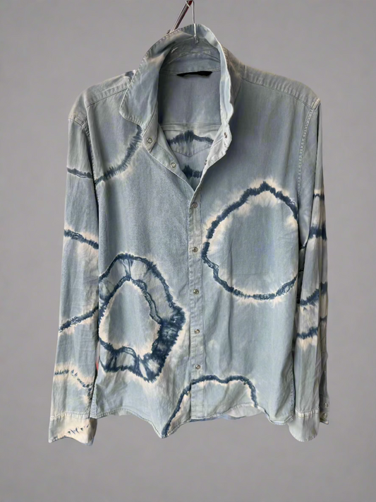 Long Sleeve Chambre Men's Button Down Shirt