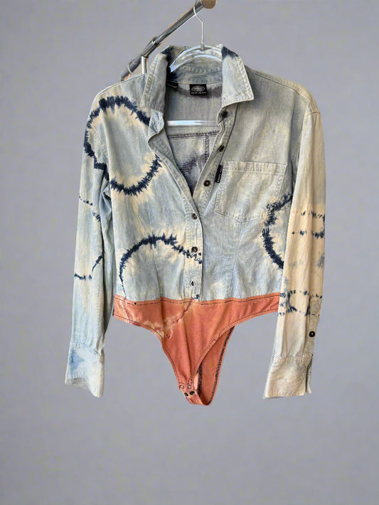 Women's Denim Body Suit